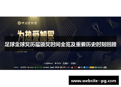 足球金球奖历届颁奖时间全览及重要历史时刻回顾